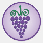 Kawaii Grapes stickers