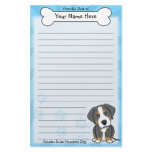 Kawaii Greater Swiss Mountain Dog Stationery
