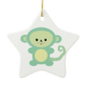 kawaii green monkey