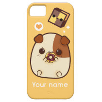 Kawaii guinea pig and cute biscuit - Personalized casemate cases