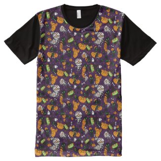 Kawaii Halloween patern accessories so cute All-Over Print T-shirt