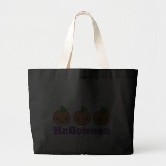 Kawaii Halloween Pumpkins Tote Bag bag