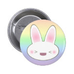KAWAII HAPPY BUNNY buttons