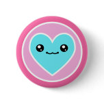 Kawaii Heart Buttons