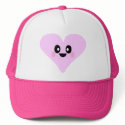 KAWAII HEART PINK CAP HAT