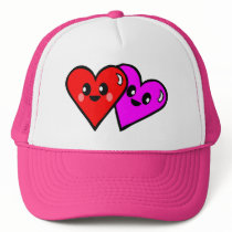 KAWAII HEARTS LOVE VALENTINES DAY hats