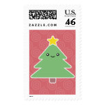 Kawaii Holiday Tree Postage postage