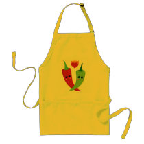Kawaii Hot Pepper Aprons