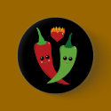 Kawaii Hot Pepper buttons by toxiferous Kawaii Hot Pepper buttons