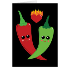 Kawaii Hot Pepper card