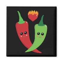 Kawaii Hot Pepper Refrigerator Magnet