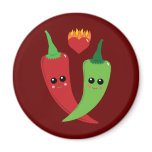Kawaii Hot Pepper Refrigerator Magnet