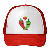Kawaii Hot Pepper Mesh Hat
