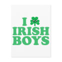 KAWAII I LOVE IRISH BOYS SHAMROCK HEART LUCK IRISH postcards by kawaiifiveo KAWAII I LOVE IRISH BOYS SHAMROCK HEART LUCK IRISH postcards