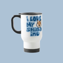 Kawaii I Love My Shiba Inu mugs