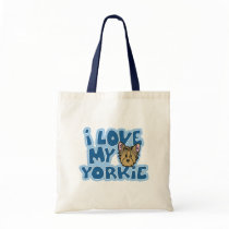 Kawaii I Love My Yorkie bags by MenagerieMayhem Kawaii I Love My Yorkie bags