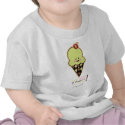 Kawaii Ice Cream Buddy t-shirts by minkideluxe Kawaii Ice Cream Buddy t-shirts