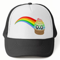 KAWAII ICE CREAM CONE RAINBOW CUTENESS hats by kawaiifiveo KAWAII ICE CREAM CONE RAINBOW CUTENESS hats