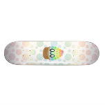 Kawaii Ice Cream Cone Rainbow Dots. skateboards