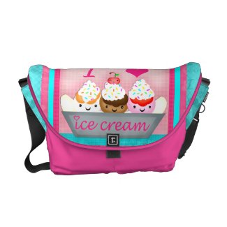 Kawaii Ice Cream Love Rickshaw Bag rickshawmessengerbag