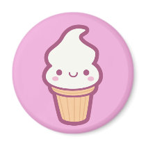 Kawaii Ice Cream Magnet