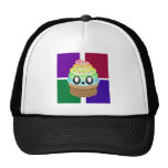 KAWAII ICE CREAM RAINBOW CONE COLOUR SQUARES hats