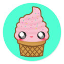 Kawaii Ice Cream stickers