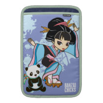 Kawaii Izumi the Geisha Chibi 11" Mac Air Sleeve Macbook Sleeves