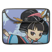 Kawaii Izumi the Geisha Girl 15" MacBook Sleeve Sleeves For Macbooks