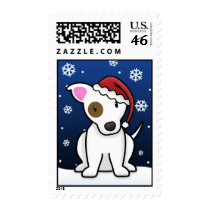 Kawaii Jack Russell Christmas Postage Stamps