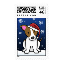 Kawaii Jack Russell Terrier Christmas Stamps