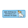 Kawaii Jack Russell Terrier Custom Return Address Labels