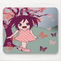Kawaii Japanese Chibi Anime Manga Girl Mousepad