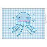 Kawaii jellyfish cards