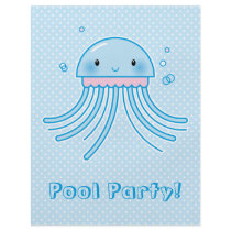 Kawaii jellyfish personalized flyer