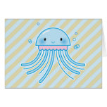 Kawaii jellyfish cards