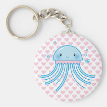Kawaii jellyfish keychains