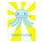 Kawaii jellyfish invitations