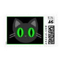 Kawaii Kitty Halloween postage