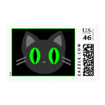 Kawaii Kitty Halloween postage by kawaiifiveo Kawaii Kitty Halloween postage