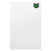 Kawaii Kitty Halloween stationery