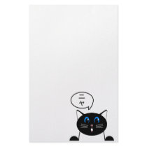 Kawaii Kitty Customized Stationery