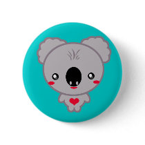 Kawaii Koala Bear buttons