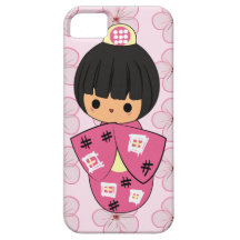 Kawaii Kokeshi Doll iPhone Case iPhone 5 Covers