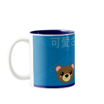 Kawaii Kokeshi Kimono Design Mug mugs
