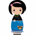 Kawaii Kokeshi photo sculptures
