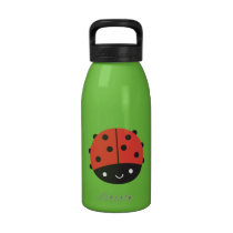 Kawaii Ladybug water bottles