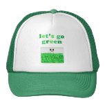 KAWAII LET'S GO GREEN BAGGIE CAP HAT hats