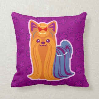 Yorkie Pillows - Decorative & Throw Pillows Zazzle