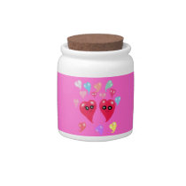 Kawaii Love  Candy Jar candy jars